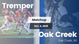 Matchup: Tremper vs. Oak Creek  2018