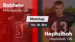 Matchup: Baldwin vs. Hephzibah  2016