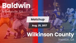 Matchup: Baldwin vs. Wilkinson County  2017