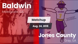 Matchup: Baldwin vs. Jones County  2018