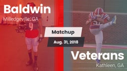 Matchup: Baldwin vs. Veterans  2018