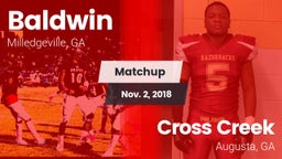 Matchup: Baldwin vs. Cross Creek  2018