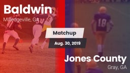 Matchup: Baldwin vs. Jones County  2019