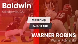 Matchup: Baldwin vs. WARNER ROBINS  2019