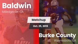 Matchup: Baldwin vs. Burke County  2019