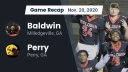 Recap: Baldwin  vs. Perry  2020