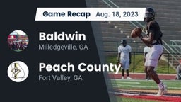Recap: Baldwin  vs. Peach County  2023