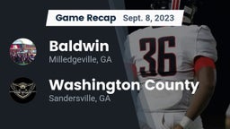 Recap: Baldwin  vs. Washington County  2023