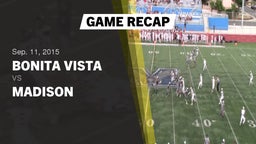 Recap: Bonita Vista  vs. Madison  2015