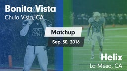 Matchup: Bonita Vista vs. Helix  2016