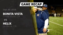 Recap: Bonita Vista  vs. Helix  2016