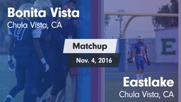 Matchup: Bonita Vista vs. Eastlake  2016