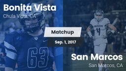 Matchup: Bonita Vista vs. San Marcos  2017