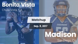 Matchup: Bonita Vista vs. Madison  2017