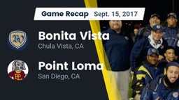 Recap: Bonita Vista  vs. Point Loma  2017