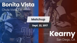 Matchup: Bonita Vista vs. Kearny  2017