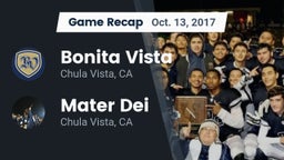 Recap: Bonita Vista  vs. Mater Dei  2017