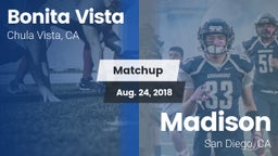 Matchup: Bonita Vista vs. Madison  2018