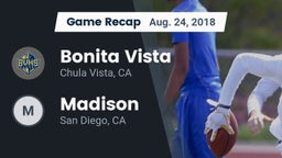 Recap: Bonita Vista  vs. Madison  2018