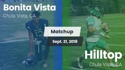 Matchup: Bonita Vista vs. Hilltop  2018