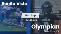 Matchup: Bonita Vista vs. Olympian  2018