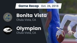 Recap: Bonita Vista  vs. Olympian  2018