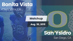 Matchup: Bonita Vista vs. San Ysidro  2019