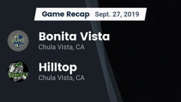 Recap: Bonita Vista  vs. Hilltop  2019