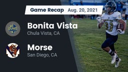 Recap: Bonita Vista  vs. Morse  2021