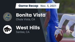 Recap: Bonita Vista  vs. West Hills  2021