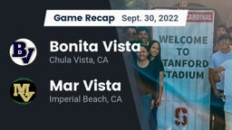Recap: Bonita Vista  vs. Mar Vista  2022