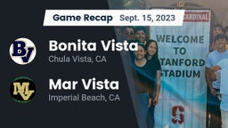 Recap: Bonita Vista  vs. Mar Vista  2023
