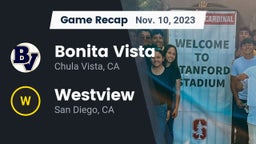 Recap: Bonita Vista  vs. Westview  2023