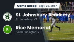 Recap: St. Johnsbury Academy  vs. Rice Memorial  2017