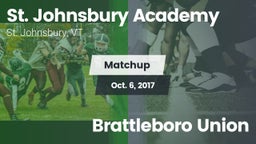 Matchup: St. Johnsbury Academ vs. Brattleboro Union  2017