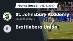 Recap: St. Johnsbury Academy  vs. Brattleboro Union  2017