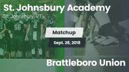 Matchup: St Johnsbury Academy vs. Brattleboro Union 2018