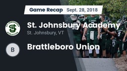 Recap: St. Johnsbury Academy  vs. Brattleboro Union 2018