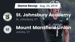 Recap: St. Johnsbury Academy  vs. Mount Mansfield Union  2019