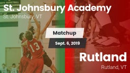 Matchup: St Johnsbury Academy vs. Rutland  2019