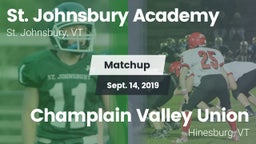 Matchup: St Johnsbury Academy vs. Champlain Valley Union  2019