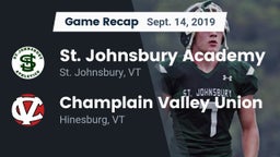 Recap: St. Johnsbury Academy  vs. Champlain Valley Union  2019