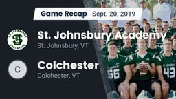 Recap: St. Johnsbury Academy  vs. Colchester  2019