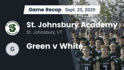 Recap: St. Johnsbury Academy  vs. Green v White 2020