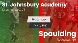 Matchup: St Johnsbury Academy vs. Spaulding  2020