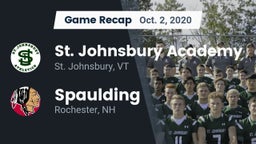 Recap: St. Johnsbury Academy  vs. Spaulding  2020