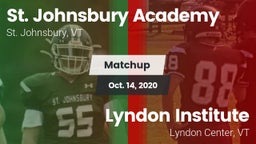 Matchup: St Johnsbury Academy vs. Lyndon Institute 2020