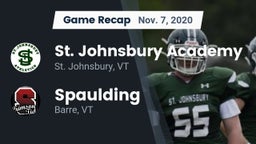 Recap: St. Johnsbury Academy  vs. Spaulding  2020