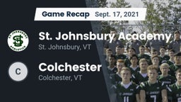 Recap: St. Johnsbury Academy  vs. Colchester  2021