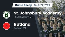 Recap: St. Johnsbury Academy  vs. Rutland  2021